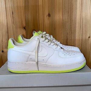 2008 Nike Air Force 1 white volt